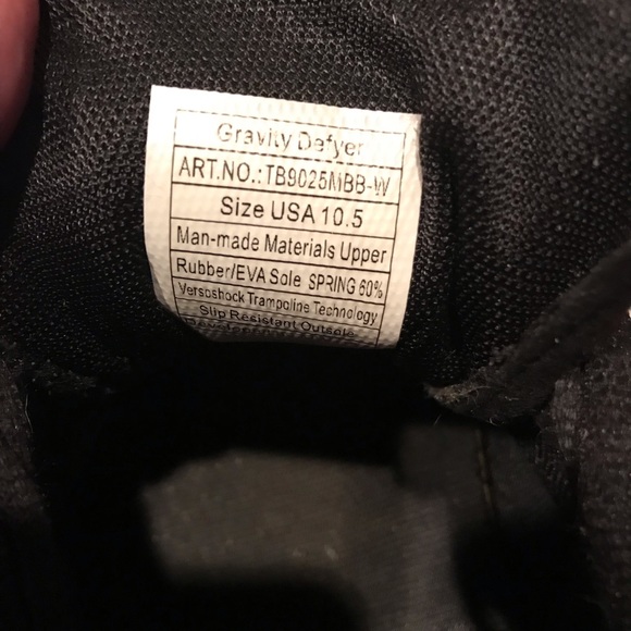 Gdefy Gravity Defyer Black Work Walking Comfort Shoes TB9025MMB-W Size 10.5 - Picture 11 of 11